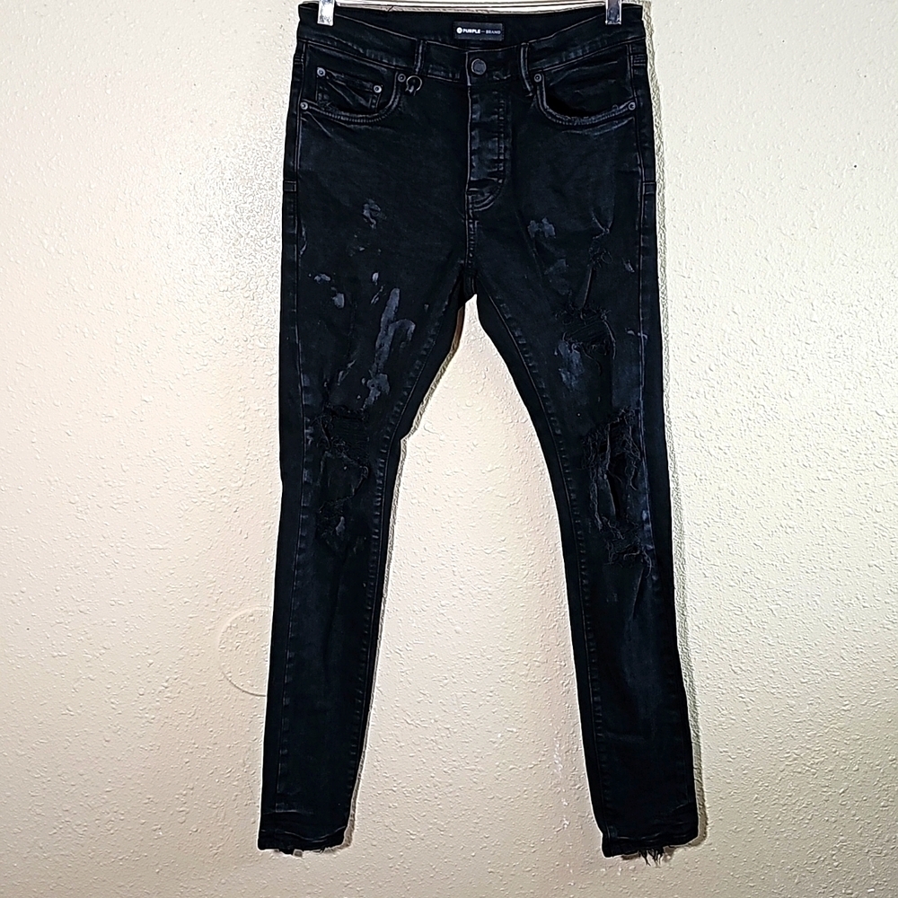 Purple-Brand P001 Slim Fit Low Rise With Slim Leg.